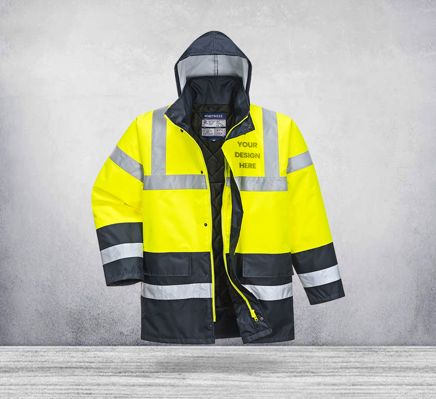 Customisable Premium Hi Vis Traffic Jacket