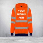 Personalised Hi Vis Hoodie