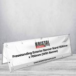 Freestanding Exterior Banner Stand 1500mm x 700mm (With Banner)