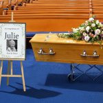 Funeral Memorial Easel With Printed Sign