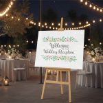 Reception Board Holder With Printed Board