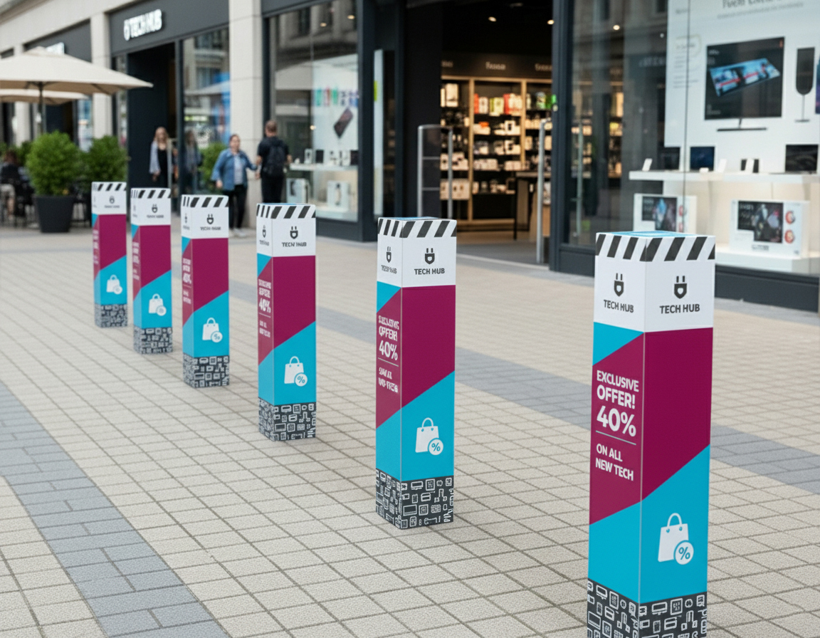 Square Bollard Covers
