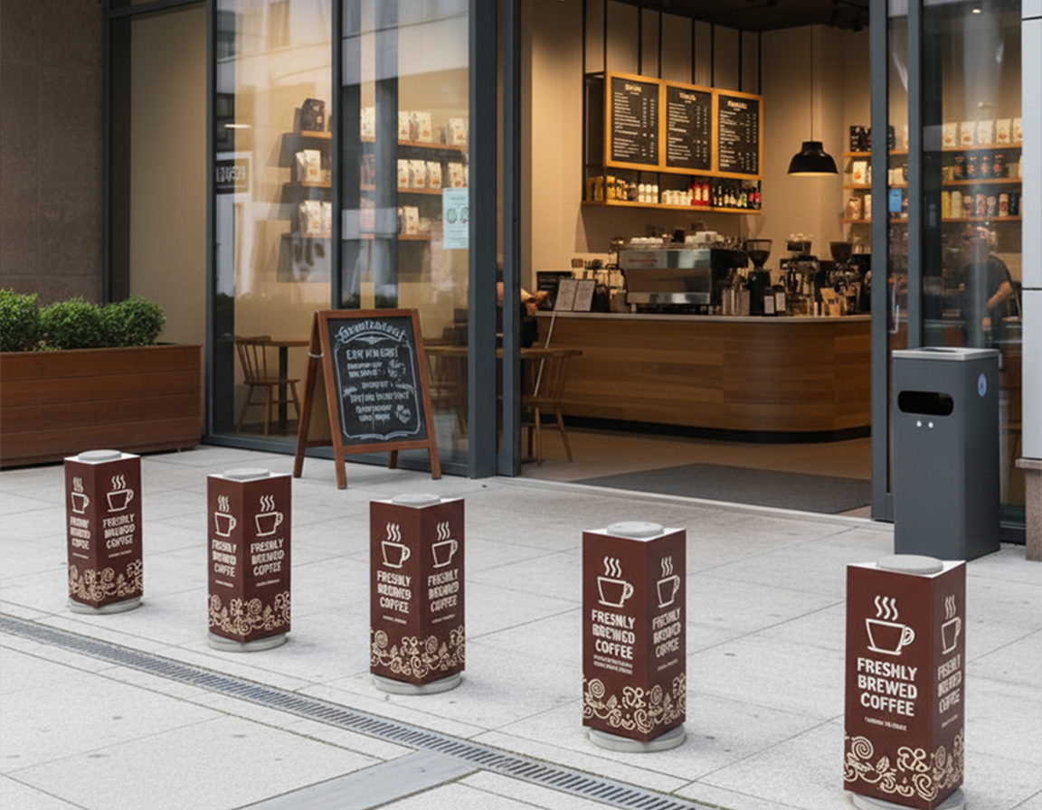 Printed Bollard Covers