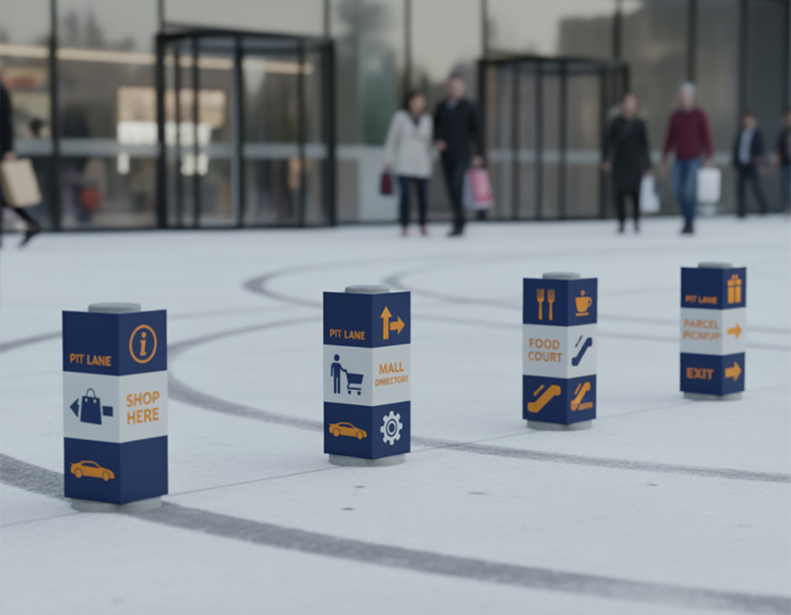 Retail Park Bollard Covers